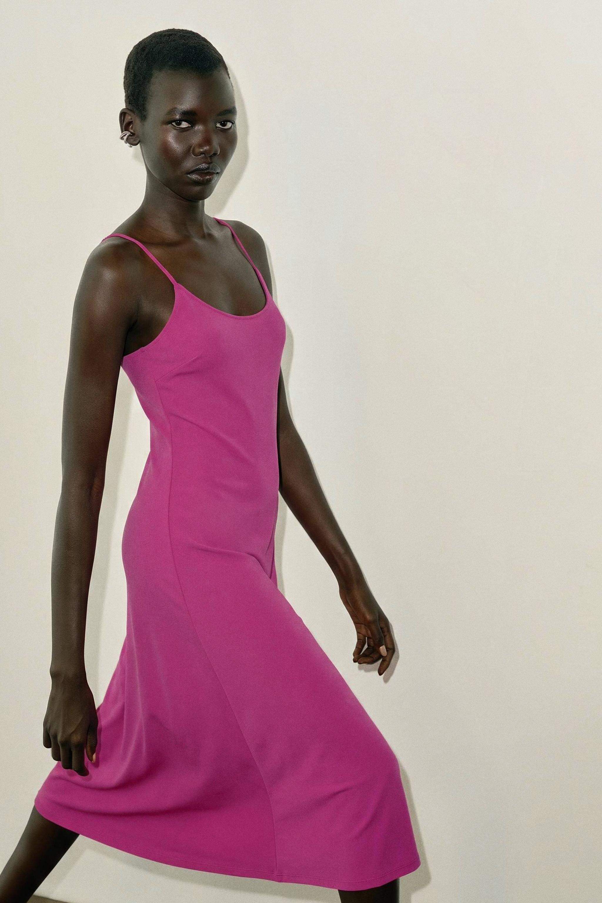 LONG STRAPPY DRESS